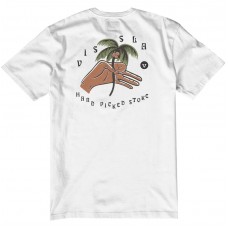 Camiseta Manga Corta Vissla Hand Picked Blanca